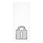 Padlock. Top Secret or Confidential Icon. Invitation