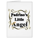 Padrino's Little Angel Gifts and Apparel Greeting Card