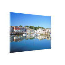 Padstow in Cornwall Wrapped Canvas Canvas Print