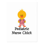 Paediatrics Nurse Chick Postcard