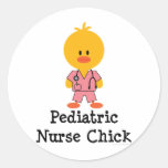 Paediatrics Nurse Chick Stickers