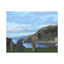 Pagan Ground at Aberystwyth Stretched Canvas Prints