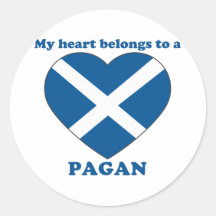 Pagan Round Sticker
