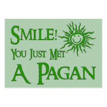 Pagan Smile Business Card Template