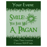 Pagan Smile flyers