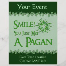 Pagan Smile Flyers