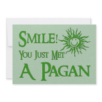 Pagan Smile Personalised Invite