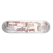 Pagan Words Skate Board Deck