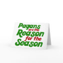Pagans are the Reason for the Season cards