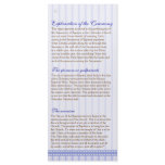 Page 2/5 Greek Orthodox Church Baptism Program rack cards