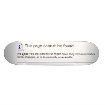 Page Not Found Skateboard
