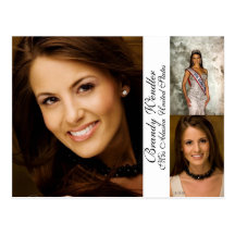 Pageant Autograph/Comp Card Post Cards