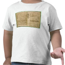 Pages from Score of the 'The Art of the Fugue' Tee Shirts