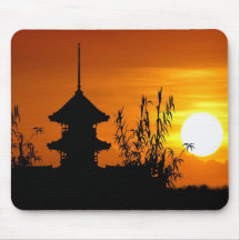 Pagoda - Mouse Pad