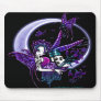 Paige Dark Rainbow Flower Moon Fairy Mousepad