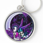 "Paige" Gothic Tattoo Fairy Art Keychain