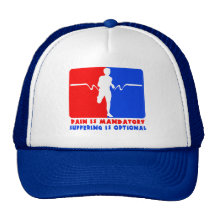 Pain is Mandatory, Suffering is Optional Running T Trucker Hat