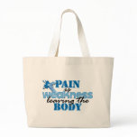 Pain is Weakness leaving the body Canvas Bags