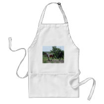 Paint and Black Horses Aprons