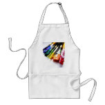 Paint brushes art smock apron