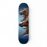 Paint Horse Face Skateboard