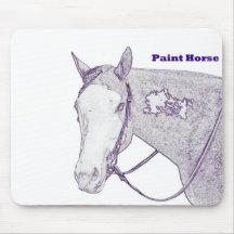 Paint Horse Mouse Pad