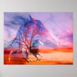 Paint Horse tree dreams, Print