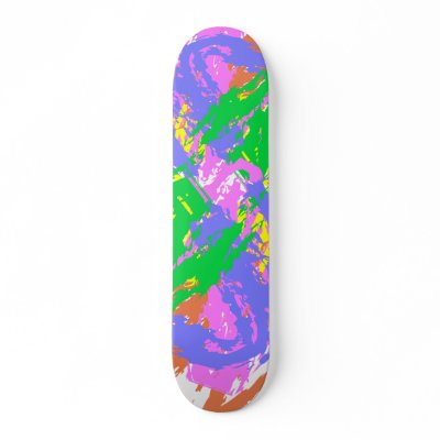 Paint Multicolor Skateboard by Nomeolvides