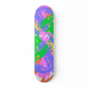 Paint Multicolor Skateboard