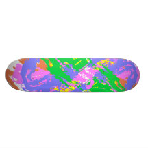 Paint Multicolor Skateboard