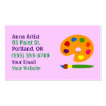 Paint Palette Artist Business Cards