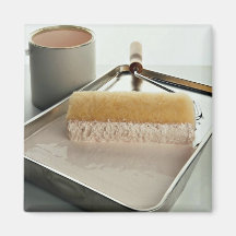Paint roller in tray fridge magnet