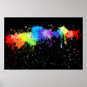 Paint Splash Poster posters