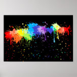 Paint Splash Poster posters