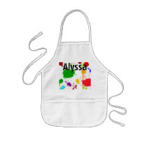 Paint Splats Personalised Kid's Apron