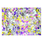 paint splatter and drip business card template