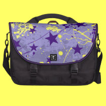 Paint Splatter and Stars commuterbag