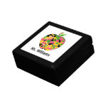 Paint Splatter Apple Personalised Teacher Gift Box