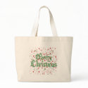 Paint Splatter Merry Christmas bags