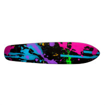 Paint Splatters Skateboard Oldschool