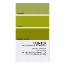 Paint Swatch Business Card