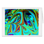 Paint Swirl Art Work cards