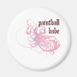 Paintball Babe Refrigerator Magnet