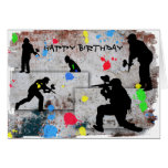 Paintball Battle Greeting Card