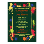 Paintball Birthday Party Invitation