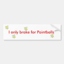 Paintball Bumper Sticker