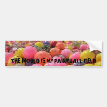 paintball bumper sticker