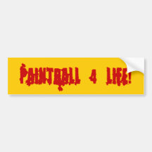 Paintball Bumper Sticker