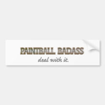 PAINTBALL BUMPER STICKERS