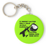 Paintball Equipment keychains